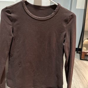 Espresso brown long sleeve